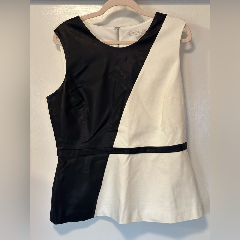 Boston Proper size 16 peplum top